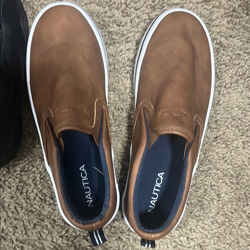 Nautica Brown Slip-On Shoes